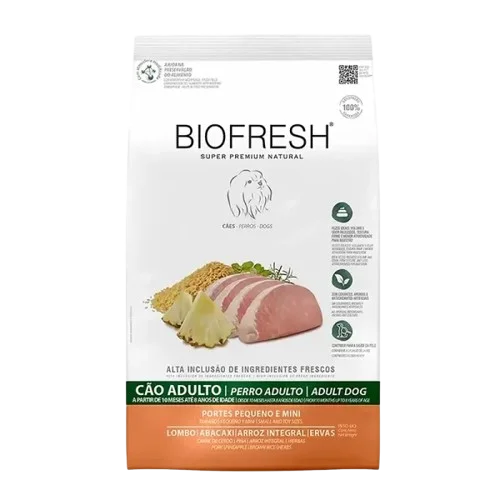 BIOFRESH PERRO ADULTO RAZAS PEQUEÑAS PIÑA