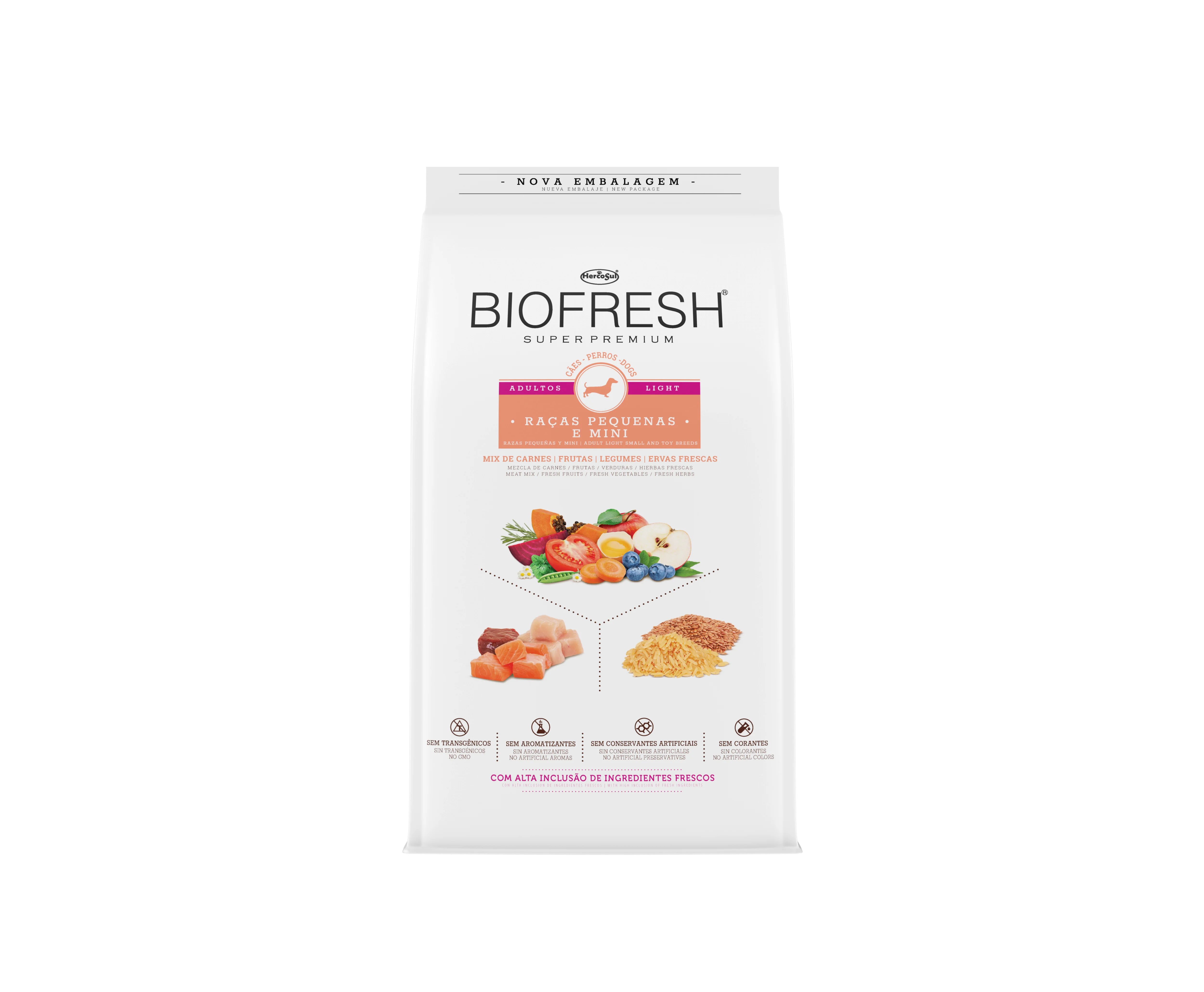 BIOFRESH PERRO ADULTO RAZAS PEQUEÑAS LIGHT