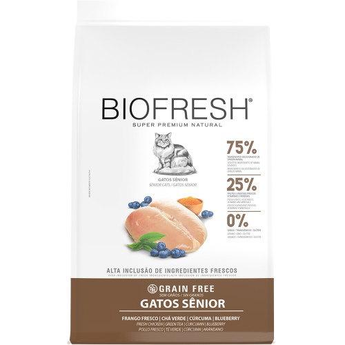 BIOFRESH GATO SENIOR POLLO Y FRUTAS
